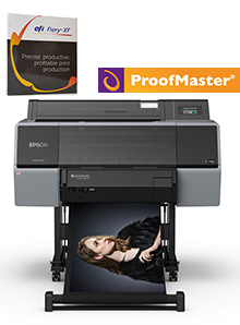 EPSON Surecolor SC-P7500 mit Spectroproofer - unterstützt von EFI Fiery XF und Proofmaster und ColorGATE EPSON Surecolor SC-P7500 mit Spectroproofer - unterstützt von EFI Fiery XF und Proofmaster und ColorGATE